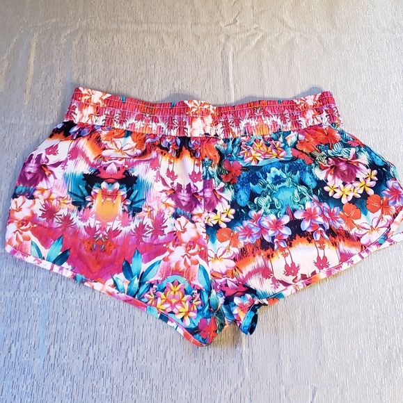 OP Board Swim shorts flowered print  size 11/13 - Picture 1 of 6
